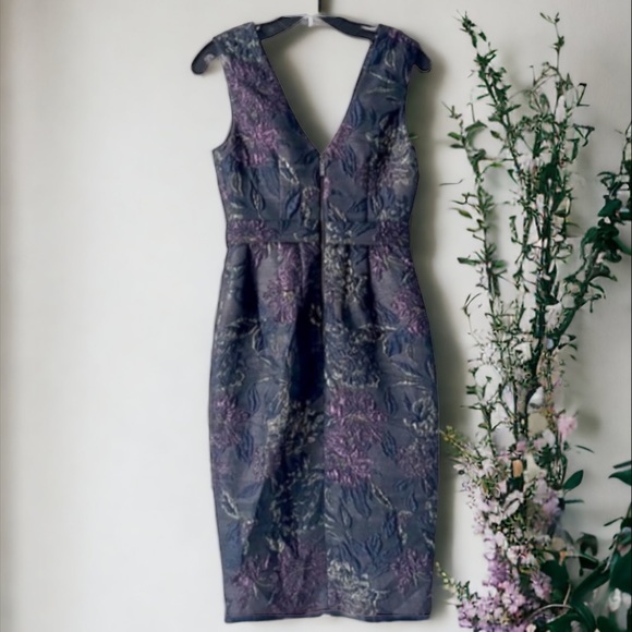 Alberto Makali V-Neck Cocktail Dress Style 56806 Size XSMALL - Picture 7 of 14